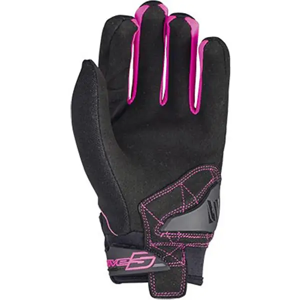 Five Globe woman gloves Black Pink