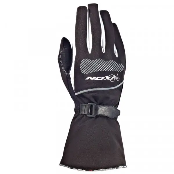 Ixon Pro Spy Lady HP winter motorcycle gloves black white