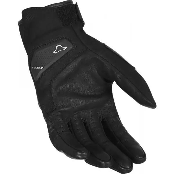 Macna Dusk black leather women's motorcycle gloves