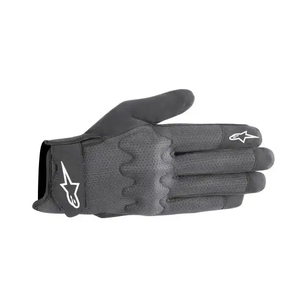 Alpinestars STATED AIR Black Silver Summer Motorcycle Gloves