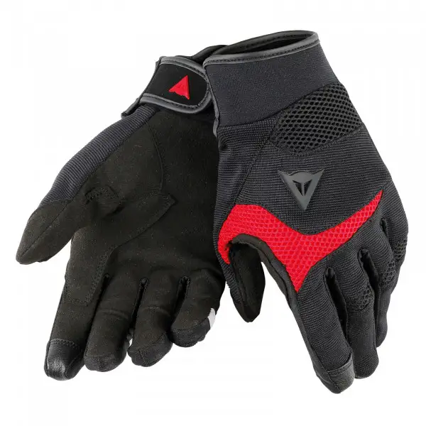Dainese Desert Poon D1 Gloves black red