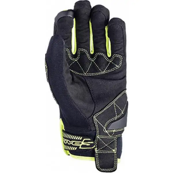 Five RS3 summer gloves Black Fluo Yellow