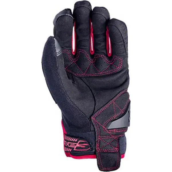 Five RS3 summer gloves Black Red