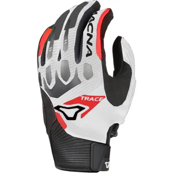 Macna Trace summer gloves White Red Black