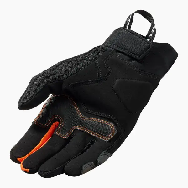 Rev'it Veloz Black Orange Summer Motorcycle Gloves