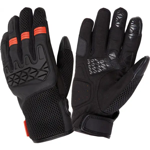 Tucano Urbano Dogon summer gloves black orange