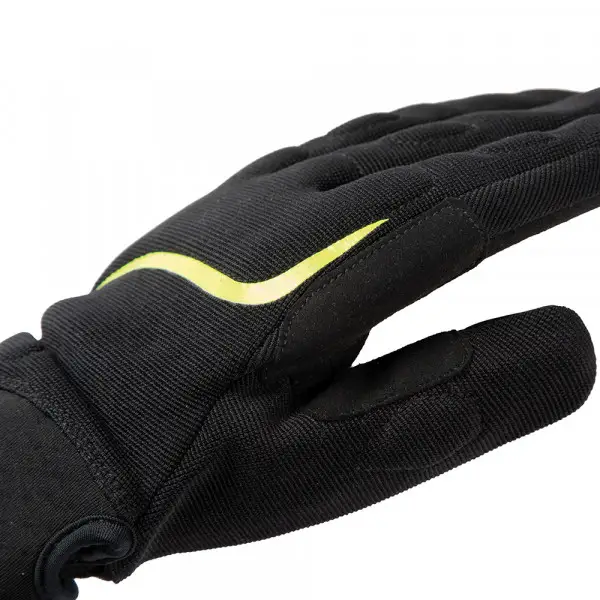 Tucano Urbano MIKY CE summer gloves Black Yellow Fluo