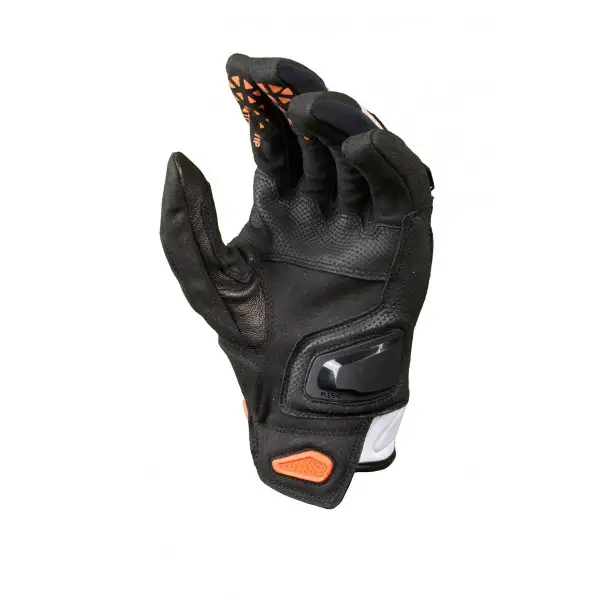 Macna leather summer gloves Assault black orange