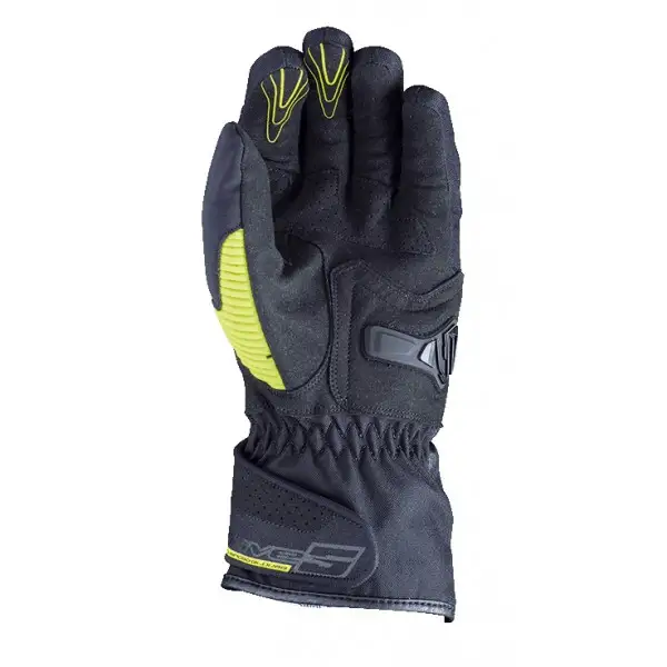 Winter motorcycle gloves Five WFX 2 MAN WP Black Yellow