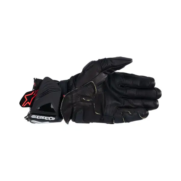 Motorcycle gloves leather Alpinestars GP PRO V4 Black