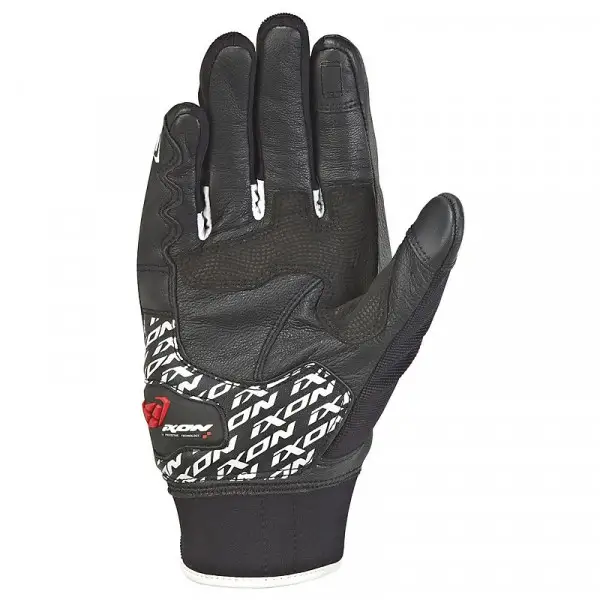 Ixon RS GRIP 2 leather and tex summer gloves Black White