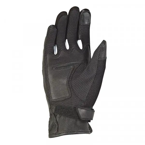 Ixon RS SHINE 2 summer leather and tex gloves Black White