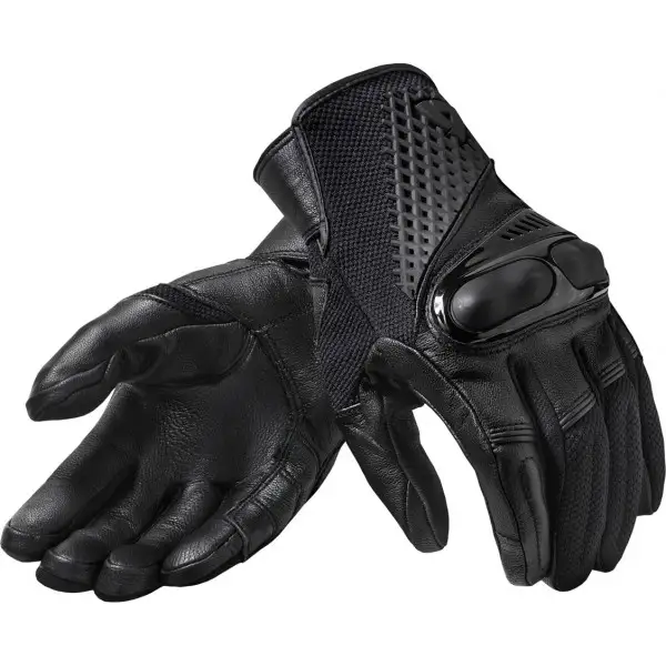 Rev'it Echo leather and tex summer gloves Black