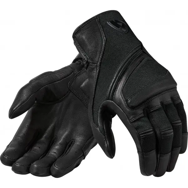 Rev'it Pandora leather and textile gloves Black