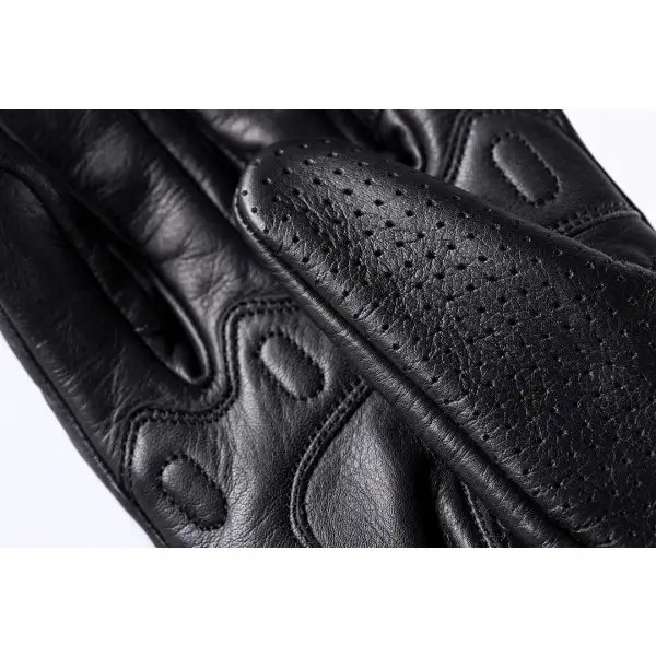 Blauer leather summer gloves Combo Denim black