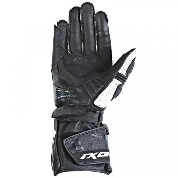 Ixon RS Circuit HP summer motorcycle leather gloves black white