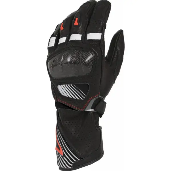 Macna Airpack leather summer gloves Black/White