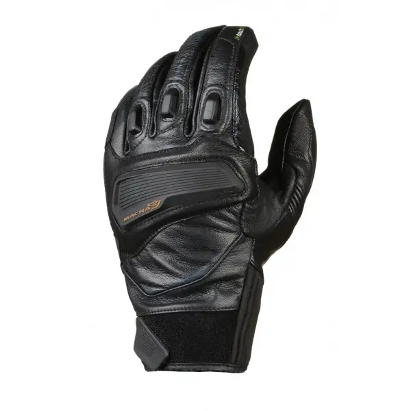 Macna leather summer gloves Outlaw black