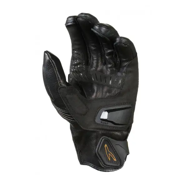 Macna leather summer gloves Outlaw black