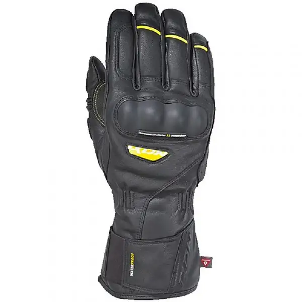 Ixon Pro Continental leather and gloves black yellow