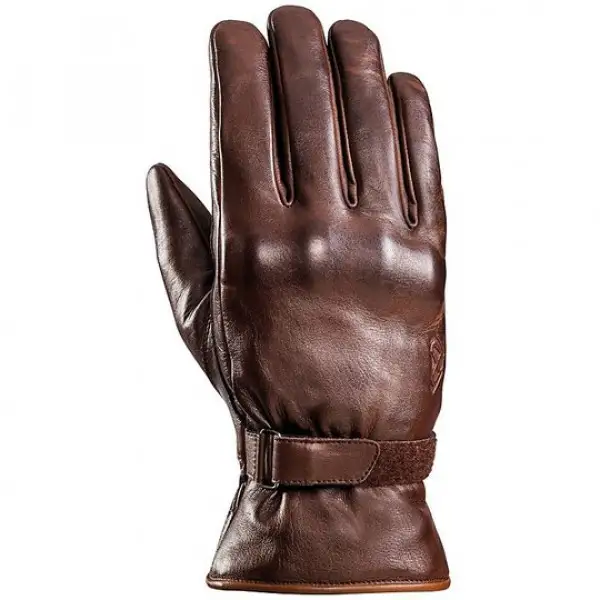 Ixon PRO NODD winter leather gloves brown