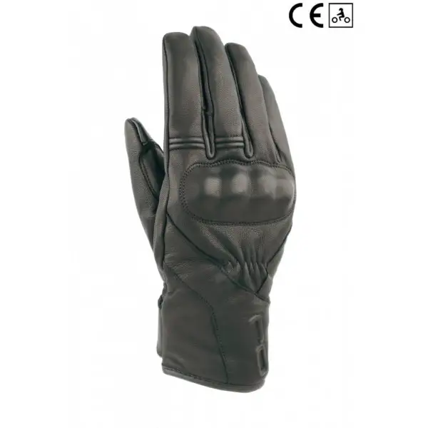 OJ Dark 2.1 Black Winter Leather Motorcycle Gloves
