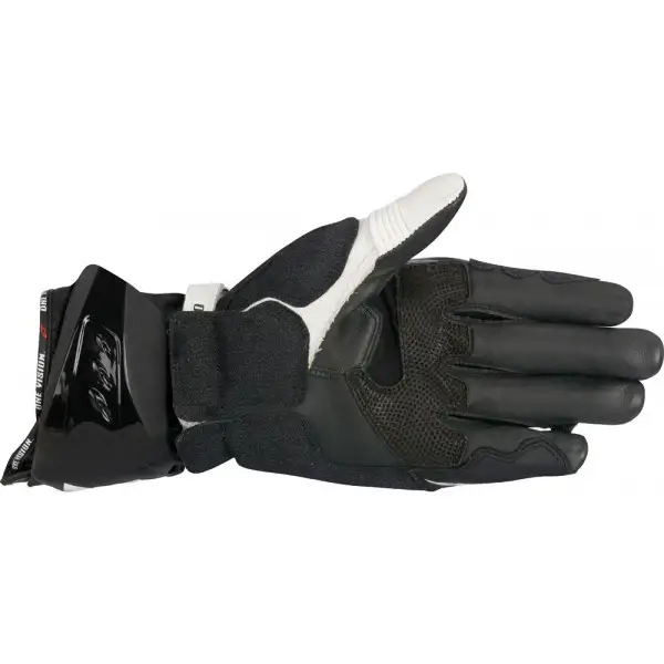 Alpinestars Supertech leather gloves black white