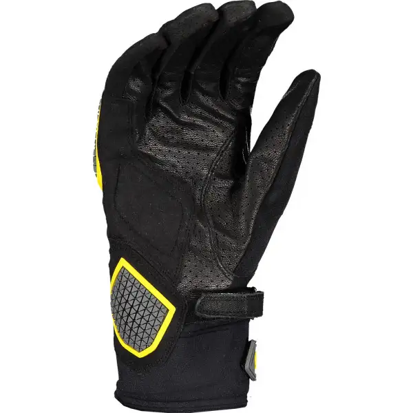 Scott Dualraid motorcycle gloves Black Yellow