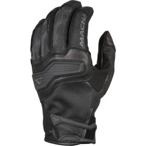 Macna Osiris textile and leather summer gloves Black
