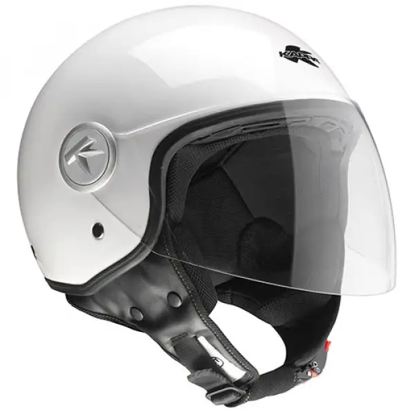 Kappa KV20 Rio long visor jet helmet White