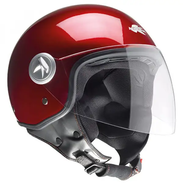 Kappa KV20 Rio long visor jet helmet Bordeaux