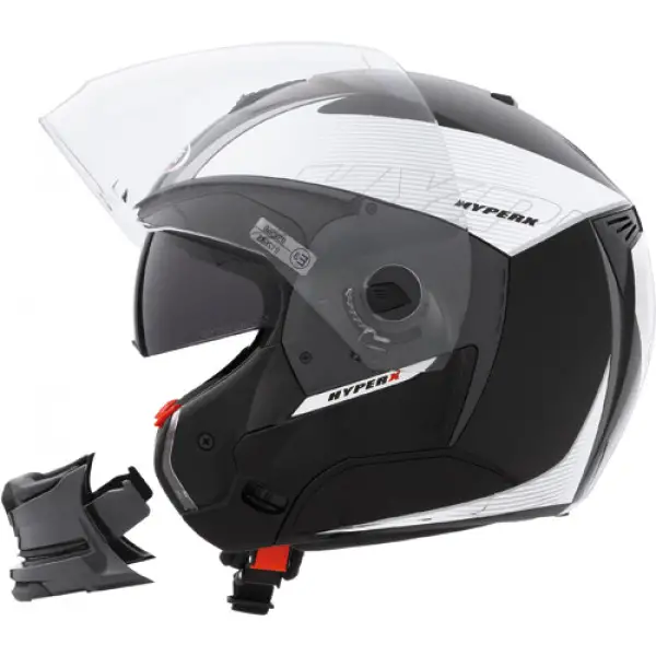 CABERG Hyper-X Mod full-face helmet col. black-silver