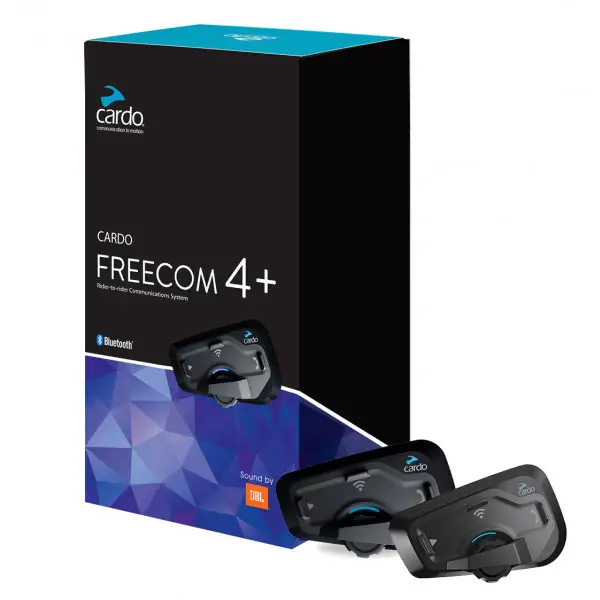 Cardo FREECOM 4+ Bluetooth intercom up to 1200mt Dual pack