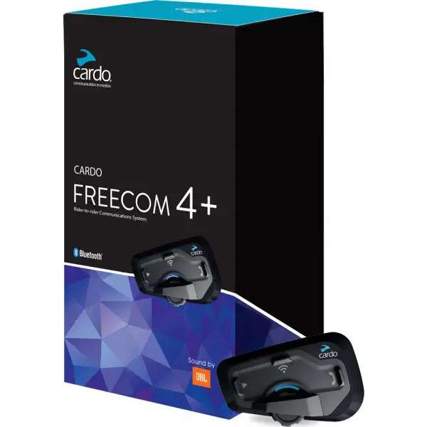Cardo FREECOM 4+ Bluetooth intercom up to 1200mt Single pack