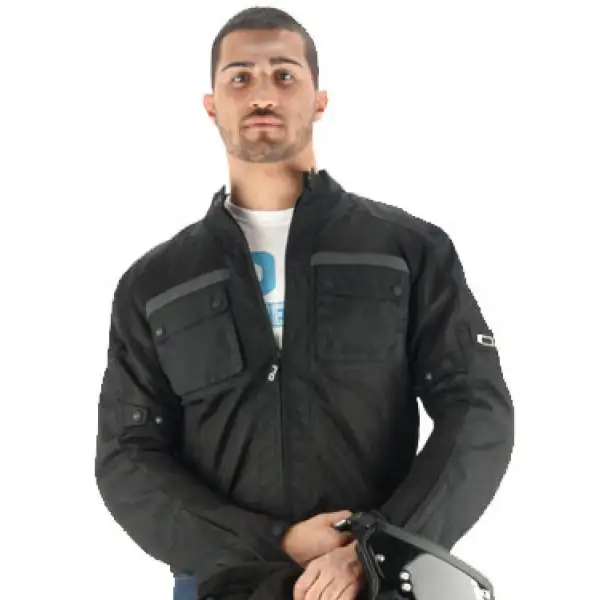 OJ Aircity motorcycle jacket double layer black