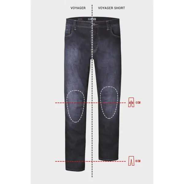 PMJ-Promo Jeans Voyager shortened jeans Black