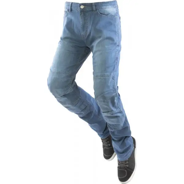 OJ EXPERIENCE Blue motorcycle jeans