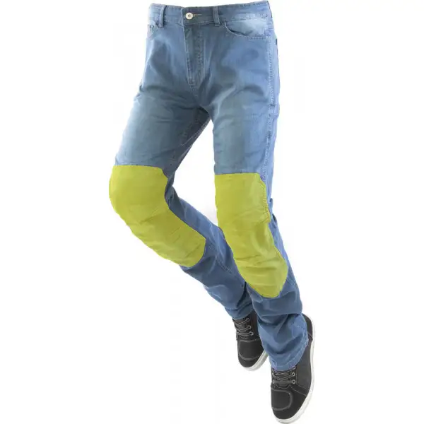 OJ EXPERIENCE Blue motorcycle jeans