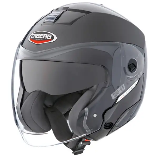 CABERG Jet Sintesi jet helmet col. metal black