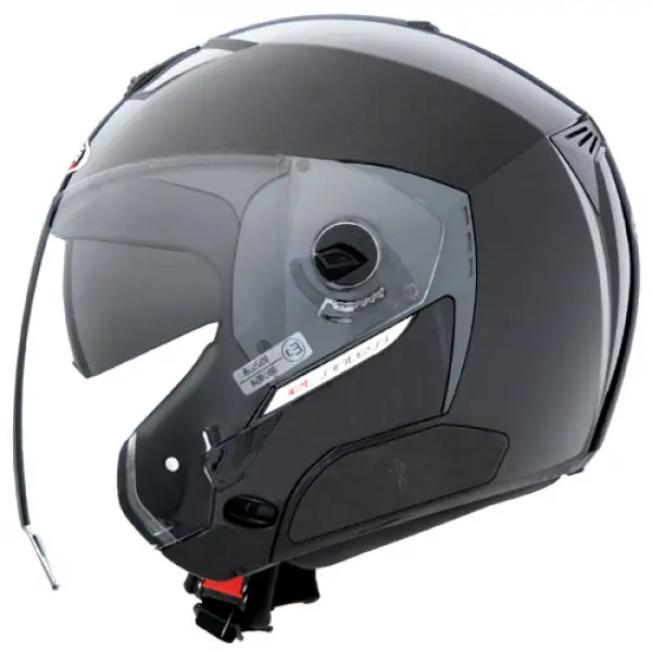 CABERG Jet Sintesi jet helmet col. metal black