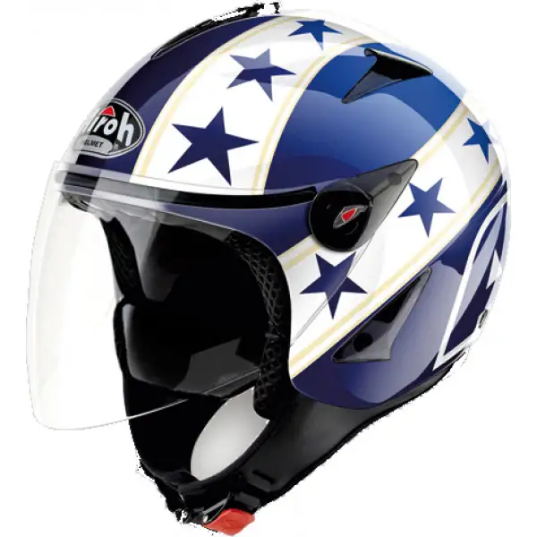 Airoh JT General urban jet helmet blue gloss