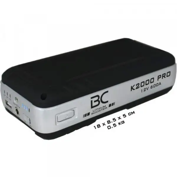 Jumpstarter battery starter and powerbank BC Booster K2000 PRO