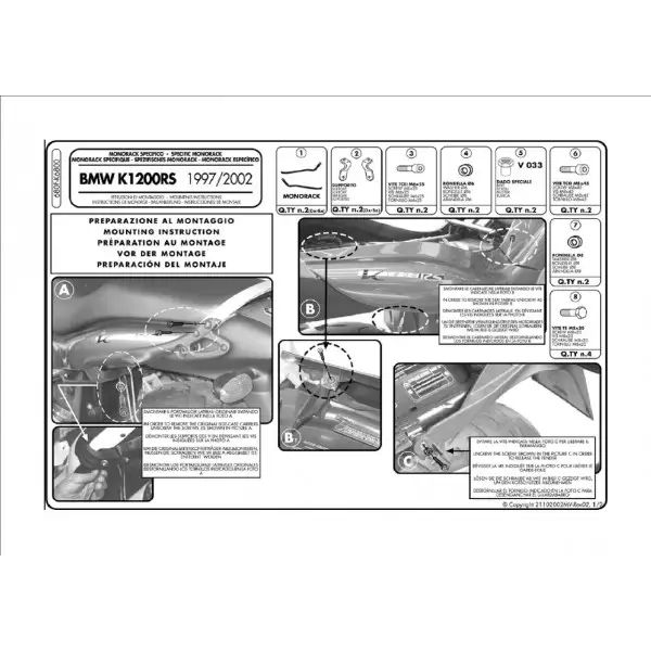 K6800 to attack back or trunk MONOKEY ® Monolock ® for B