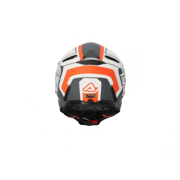 Acerbis Profile 5 Cross Helmet White Orange