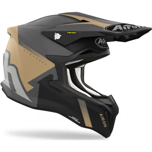 Airoh Strycker Blazer Cross Helmet Gold Matt