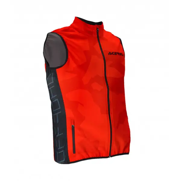 Windproof Vest Acerbis SOFTSHELL X-WIND Red