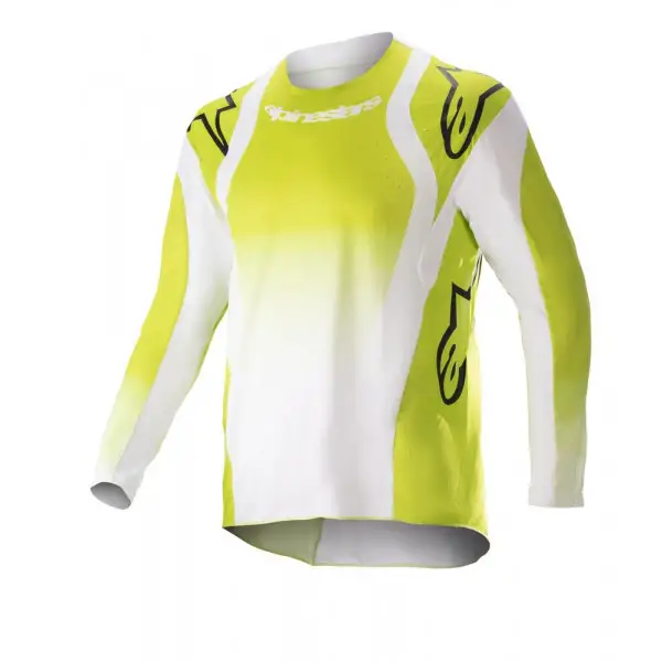 Alpinestars YOUTH RACER PUSH Off-Road jersey AMARELO FLUO WHITE