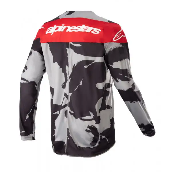 Alpinestars YOUTH RACER TACTICAL Off-Road jersey CAST GRAY CAMO MARS RED