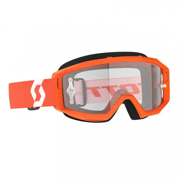 Scott Off-road Goggles  Primal Clear orange clear lens