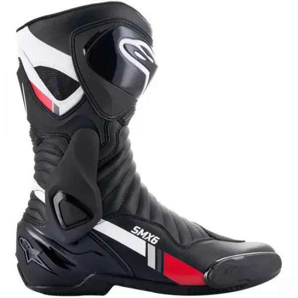 Alpinestars SMX 6 v2 racing boots Black White Grey